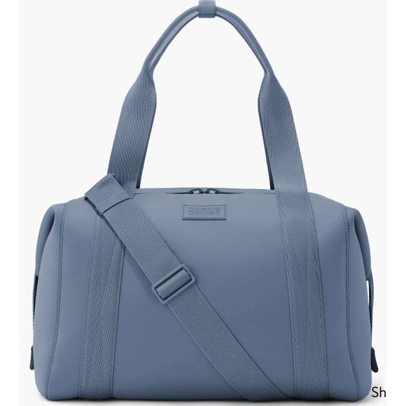 NWT Dagne Dover Large Landon Caryall Duffle Bag Weekender in Ash Blue LIMITED ED - Picture 7 of 11